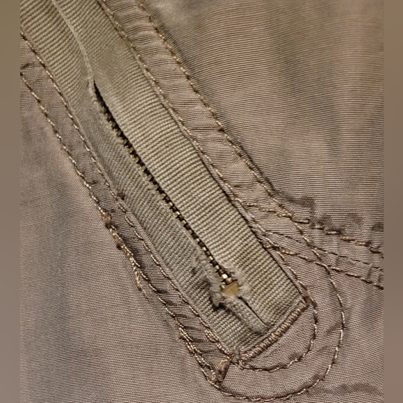 American Eagle Brown Anorak Coat with Quilted Lined inside Medium - Picture 2 of 7